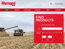 Tablet Screenshot of mycogen.com